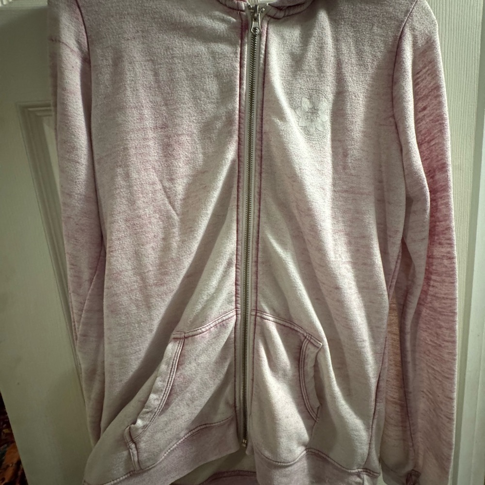 Rare Club Pilates Light Pink Zip-Up Hoodie